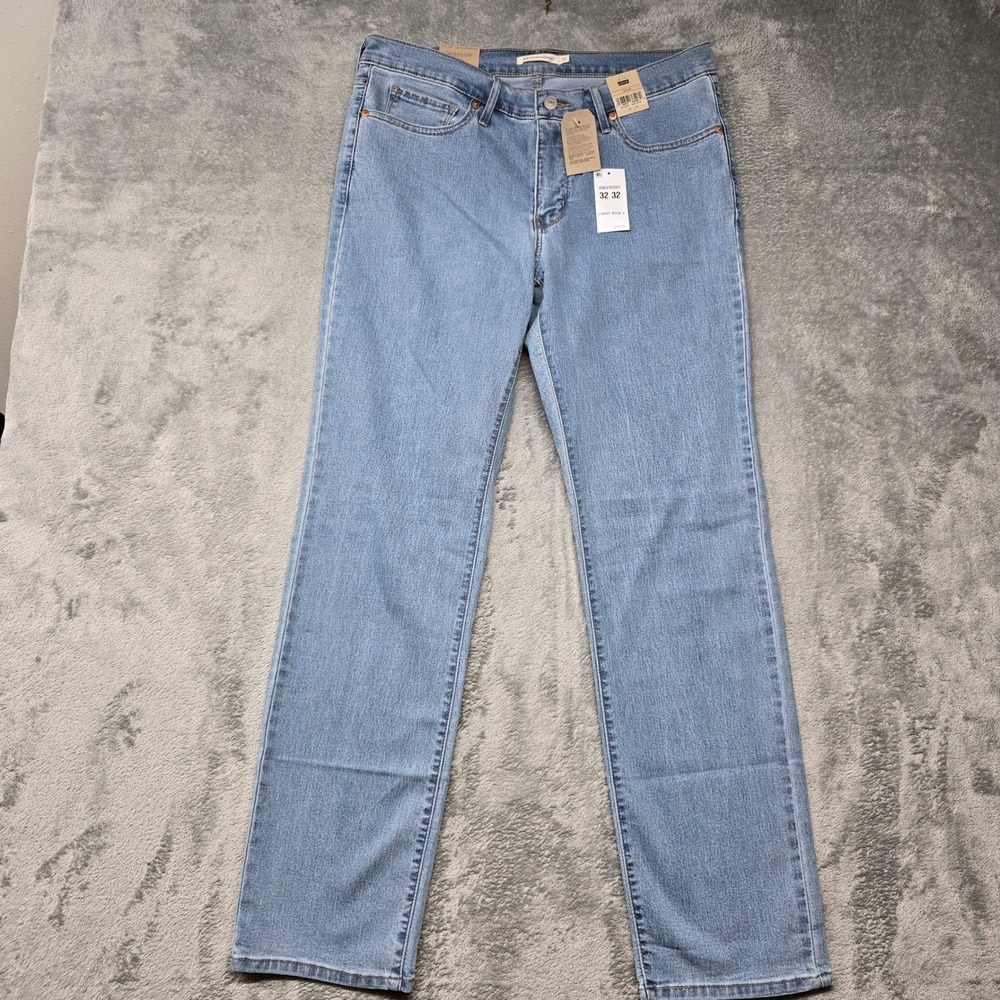 Levis 314 Shaping Straight Jeans Womens 14 Light Wash Denim 32x32 19631-0297